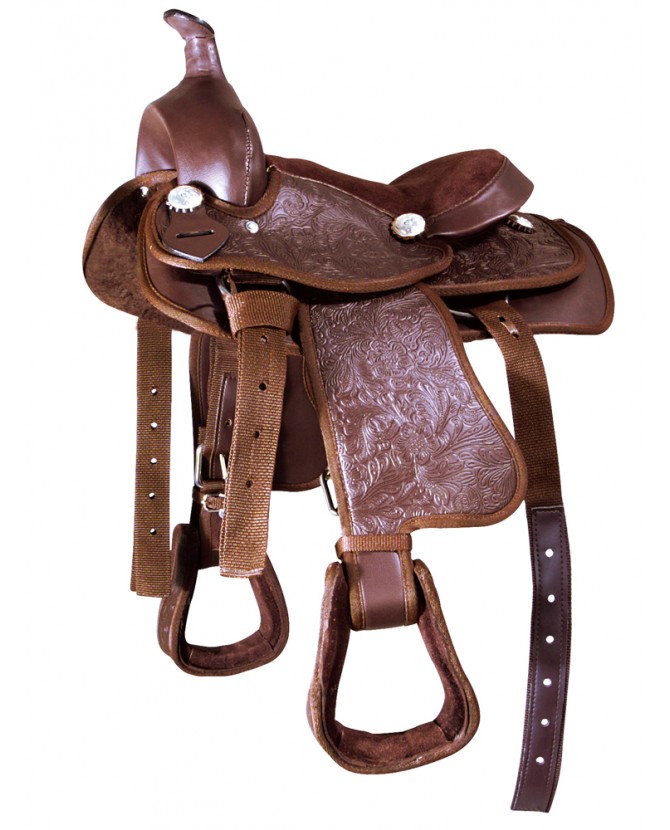 101032-selle-western-synthetique-shetland-marron_lahalleauxminis